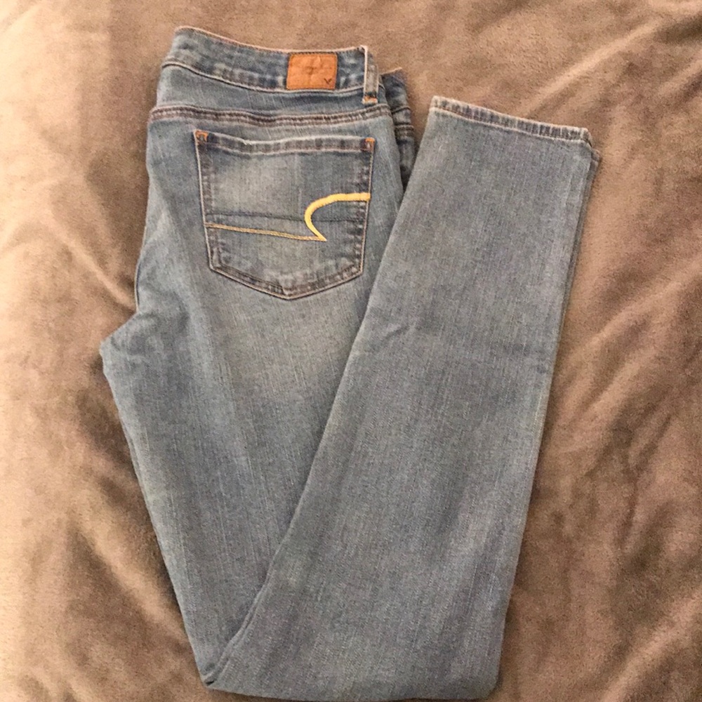 Light wash AE jeans, LONG